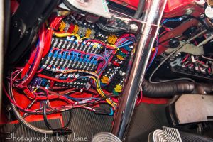 Willys Utility Wagon power center with multiple busses.