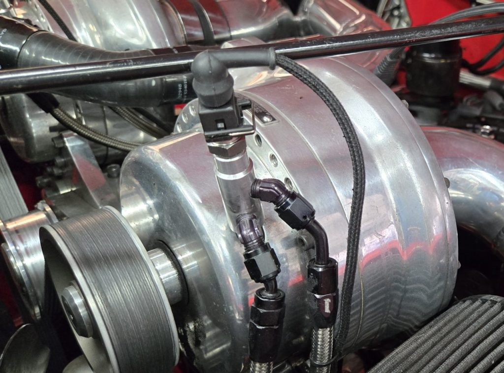 Supercharger Oil Cooling System