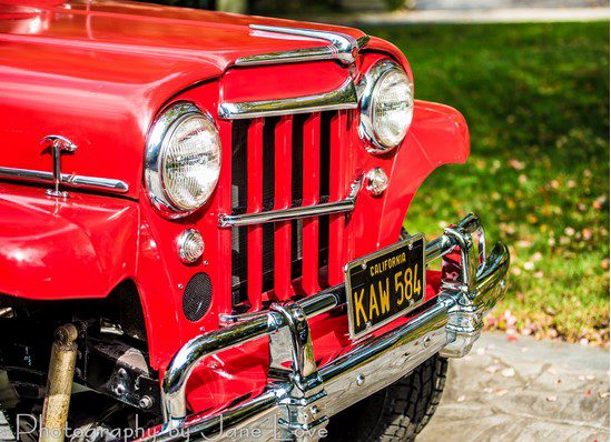 Paxton supercharged Willys Utility Wagon front bumper.