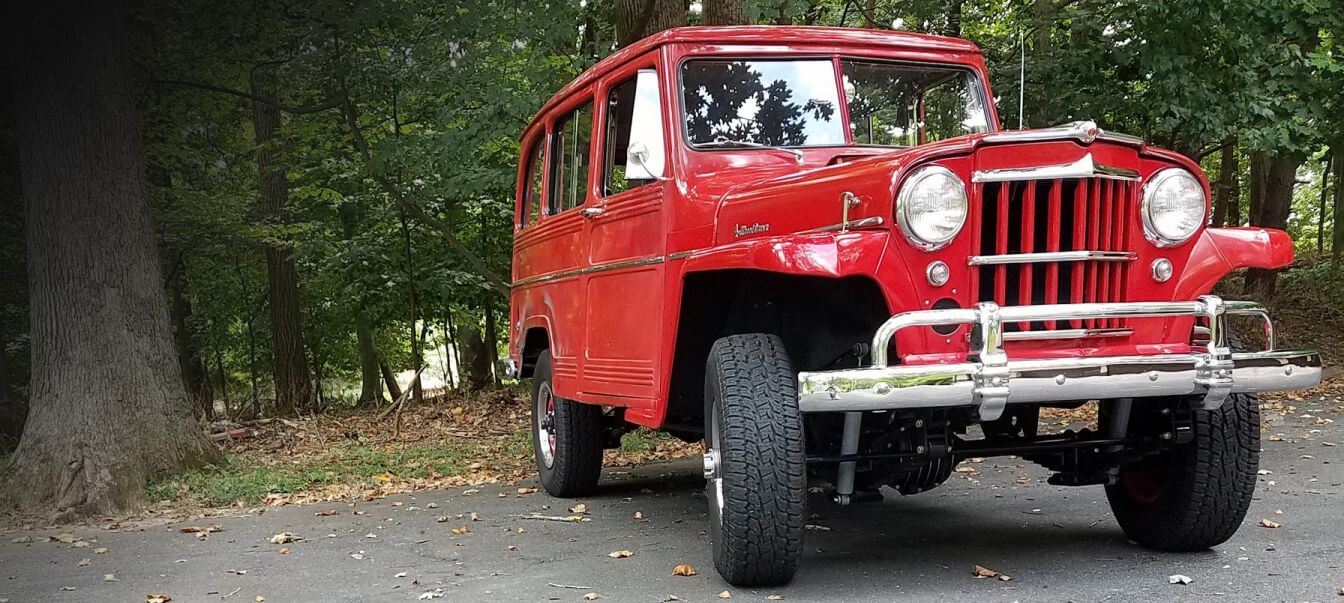 Paxton supercharged Willys Utility Wagon.